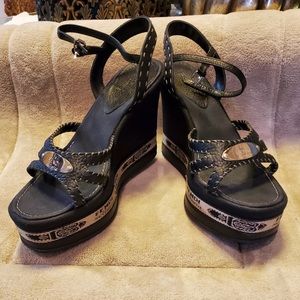 Fendi Black Sandals